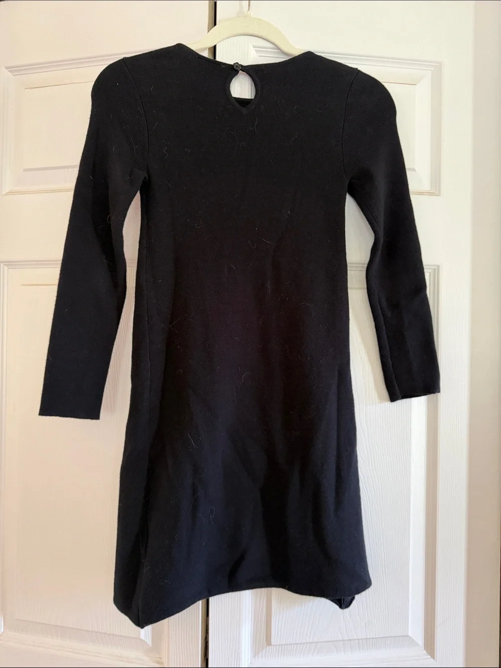 Hanna Anderson Black and White Milano sweater dress